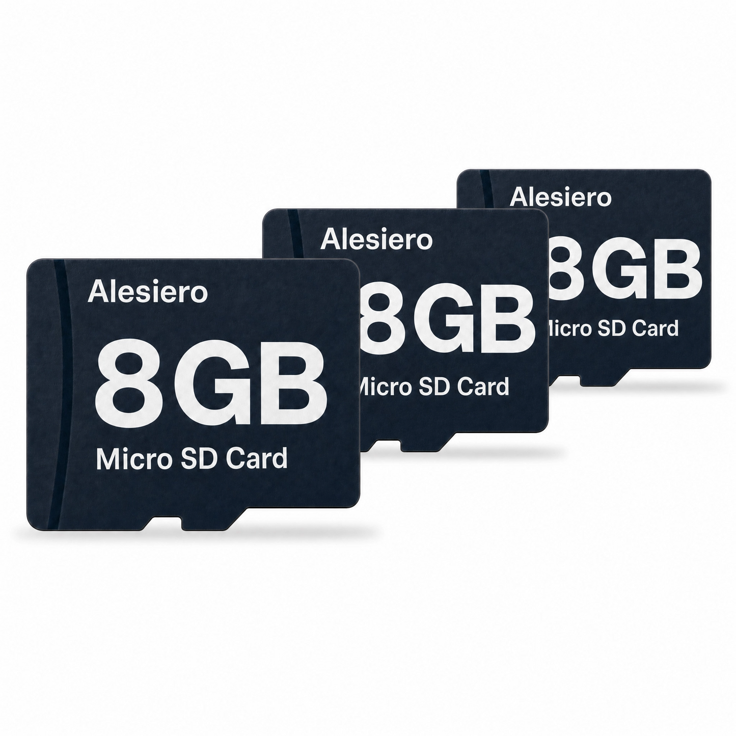 3 SD CARDS 8GB